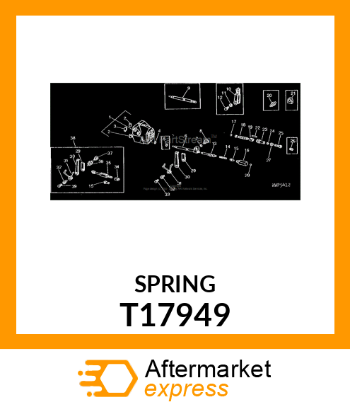 SPRING,THROTTLE LEVER T17949