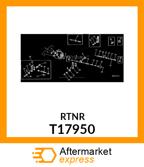 RETAINER,THROTTLE LEVER SPRING T17950