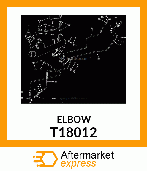 ELBOW FITTING,90 DEGREE T18012