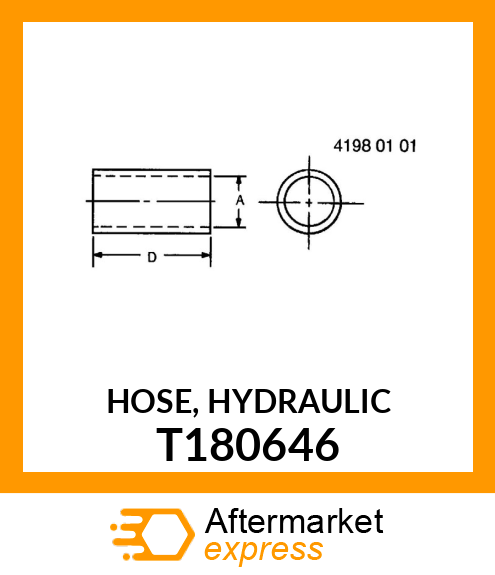 HOSE, HYDRAULIC T180646