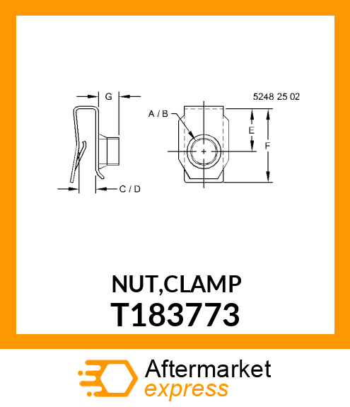 NUT,CLAMP T183773