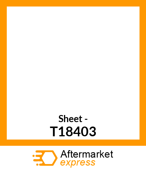 Sheet - T18403