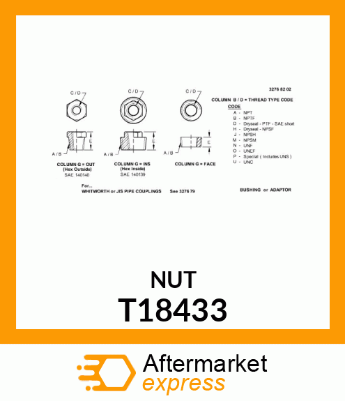 ADAPTER FITTING T18433