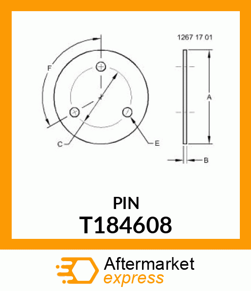 WASHER, SPECIAL LOWER T184608