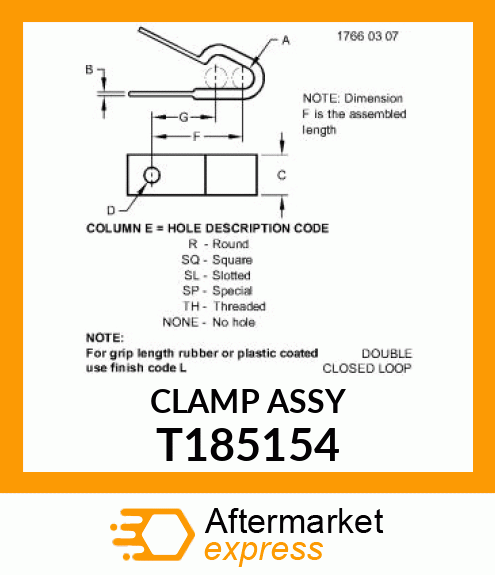 CLAMP ASSY T185154