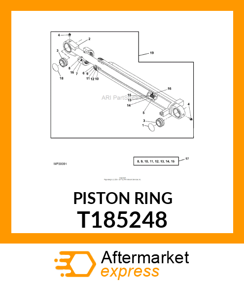 PISTON RING T185248