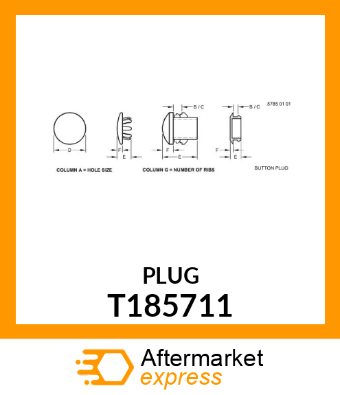 CAP, HUB T185711