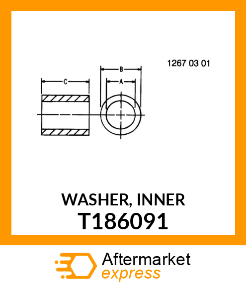 WASHER, INNER T186091