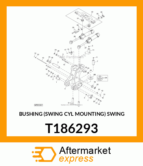 BUSHING (SWING CYL MOUNTING) SWING T186293