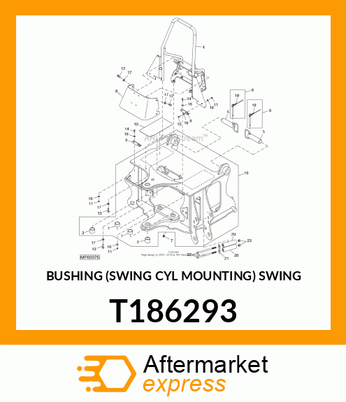 BUSHING (SWING CYL MOUNTING) SWING T186293