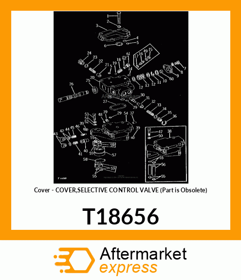 Cover - COVER,SELECTIVE CONTROL VALVE (Part is Obsolete) T18656