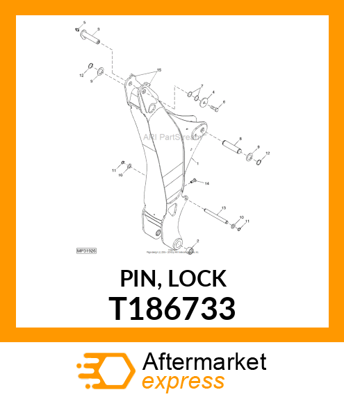 PIN, LOCK T186733