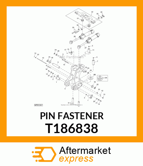 PIN, RETENTION T186838