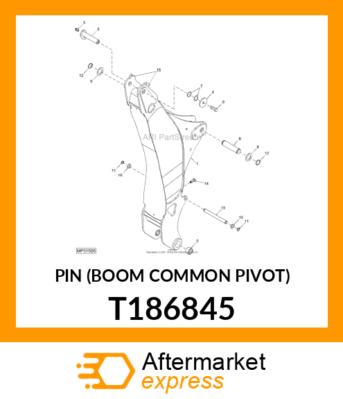 PIN (BOOM COMMON PIVOT) T186845