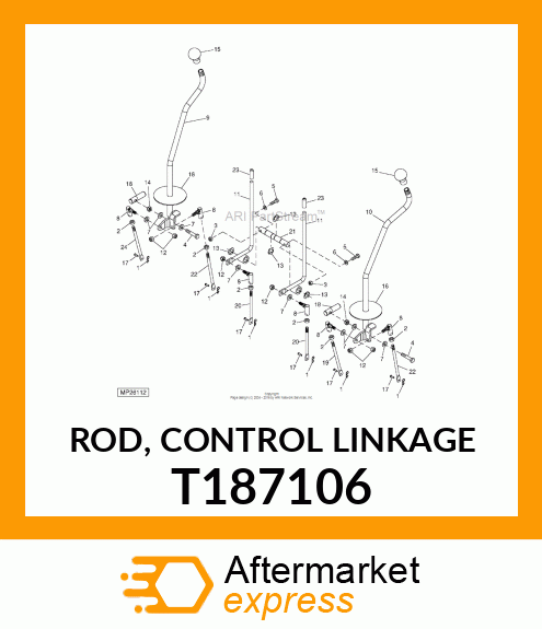 ROD, CONTROL LINKAGE T187106