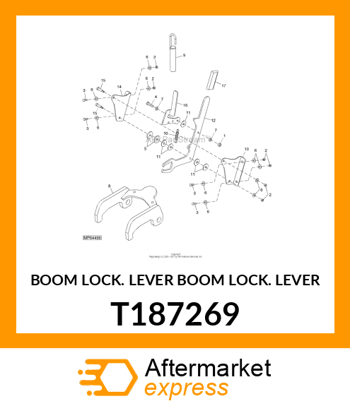 BOOM LOCK LEVER BOOM LOCK LEVER T187269