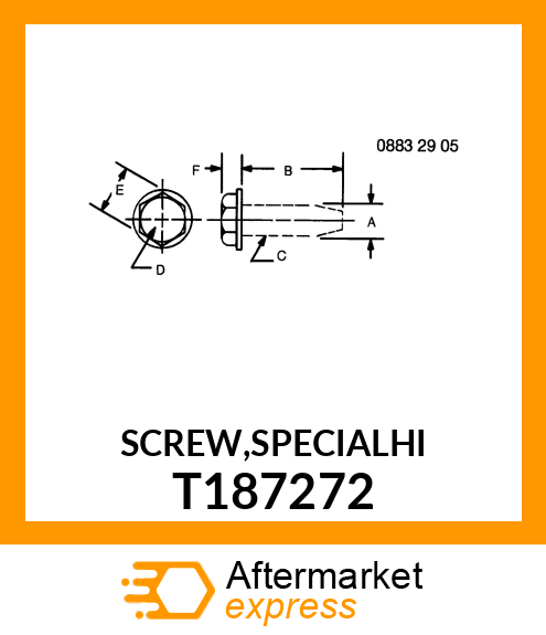 SCREW,SPECIALHI T187272