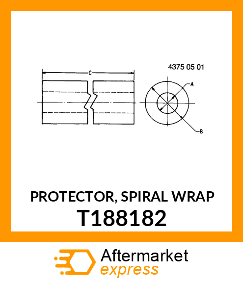 PROTECTOR, SPIRAL WRAP T188182