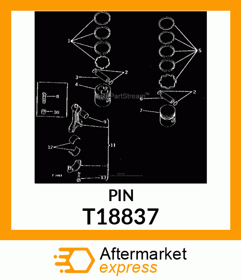 PISTON PIN T18837