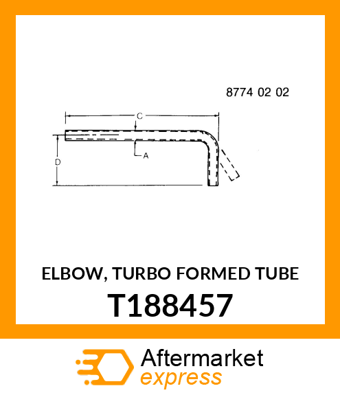 ELBOW, TURBO FORMED TUBE T188457