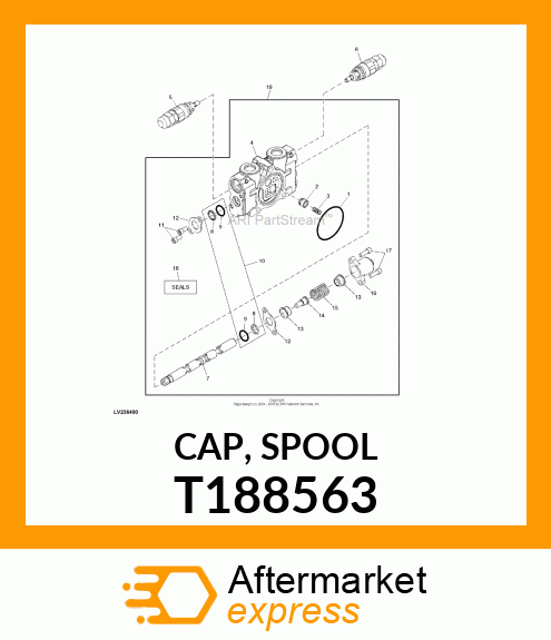 CAP, SPOOL T188563