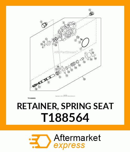 RETAINER, SPRING SEAT T188564