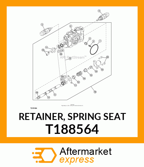 RETAINER, SPRING SEAT T188564