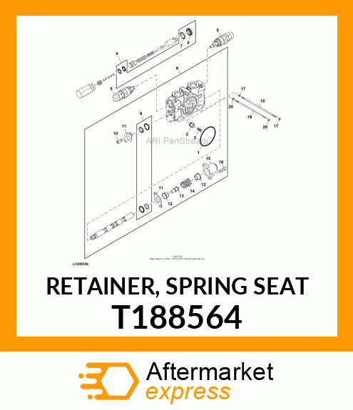 RETAINER, SPRING SEAT T188564