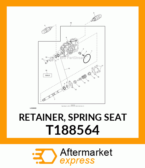 RETAINER, SPRING SEAT T188564