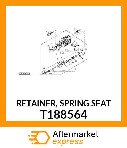 RETAINER, SPRING SEAT T188564