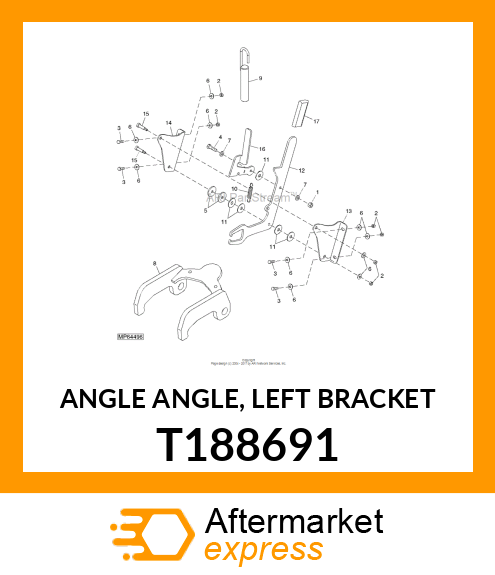 ANGLE ANGLE, LEFT BRACKET T188691