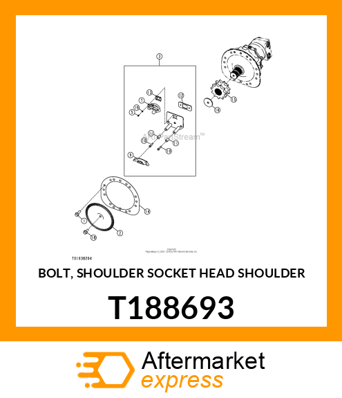 BOLT, SHOULDER SOCKET HEAD SHOULDER T188693