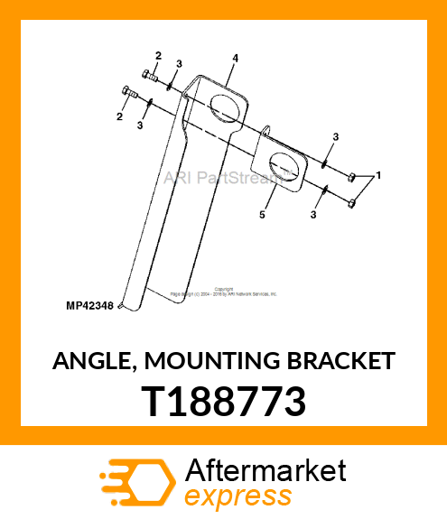 ANGLE, MOUNTING BRACKET T188773