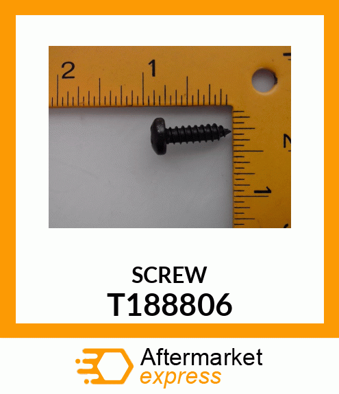 SCREW, SHEETMETAL SCREW T188806