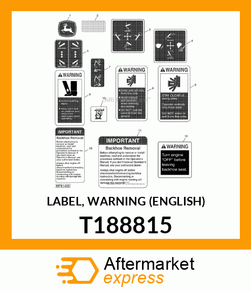 LABEL, WARNING (ENGLISH) T188815