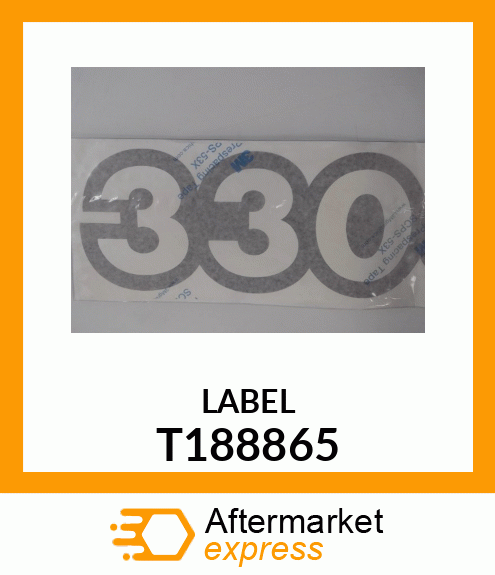 LABEL, SERIES330CLC T188865