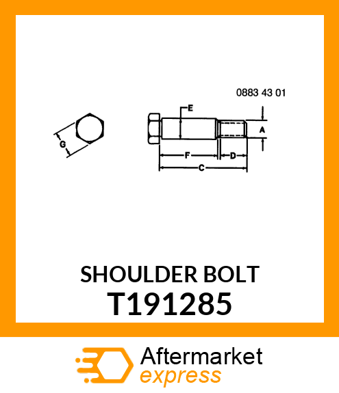 SHOULDER BOLT T191285