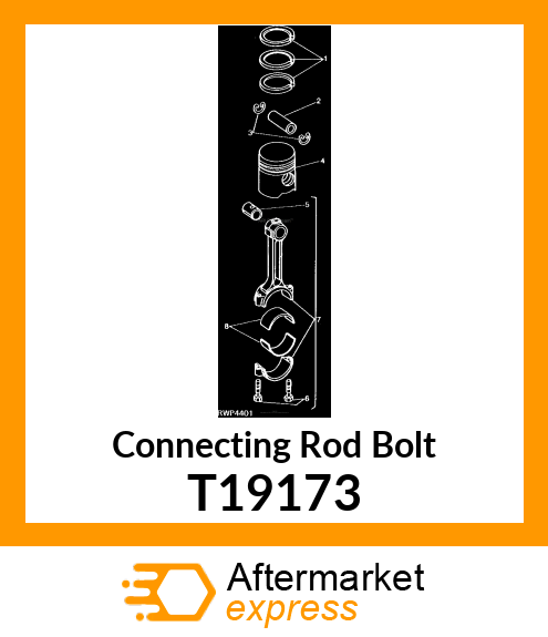 SCREW,CONNECTING ROD T19173