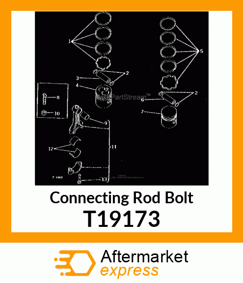 SCREW,CONNECTING ROD T19173