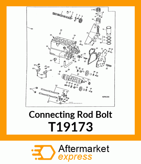 SCREW,CONNECTING ROD T19173