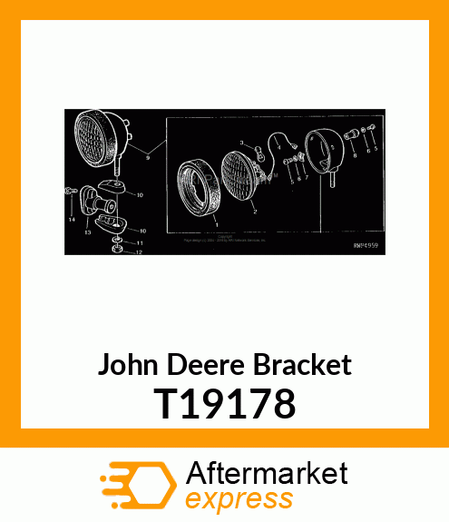 BRACKET,HEADLIGHT MOUNTING T19178