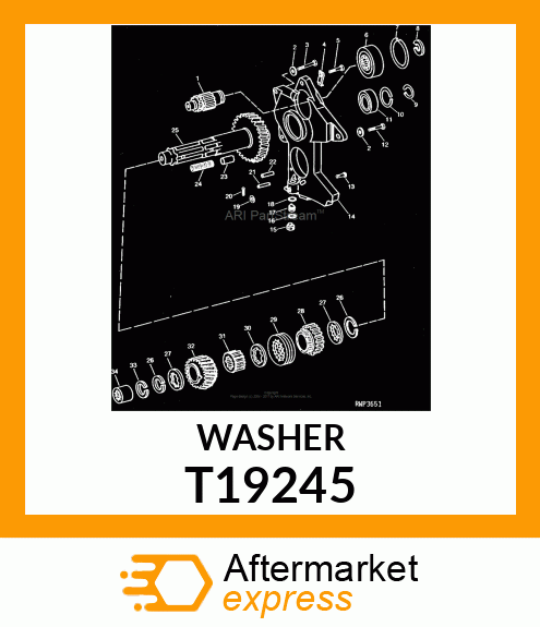 WASHER, THRUST T19245