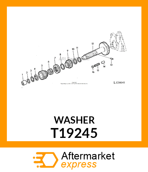 WASHER, THRUST T19245