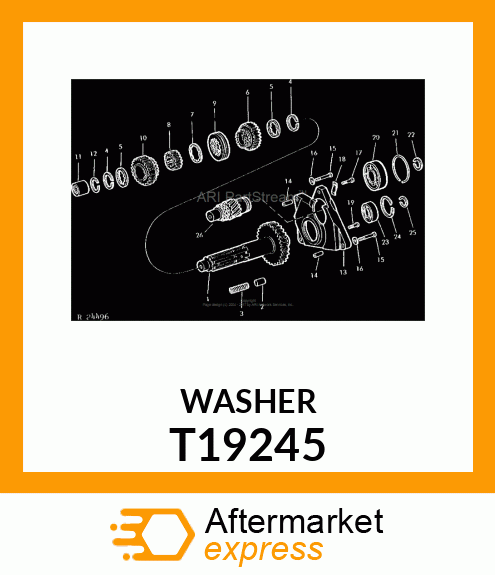 WASHER, THRUST T19245