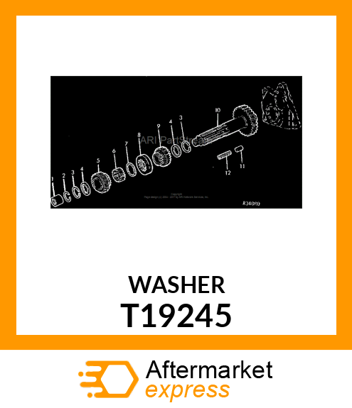 WASHER, THRUST T19245