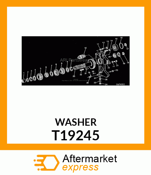 WASHER, THRUST T19245