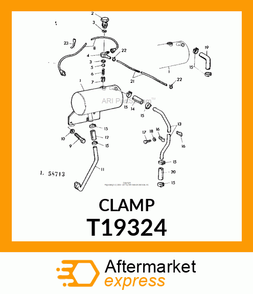 CLAMP ,HOSE T19324