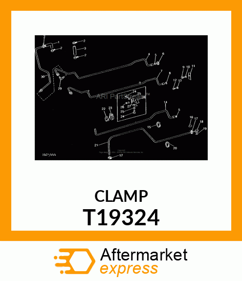 CLAMP ,HOSE T19324