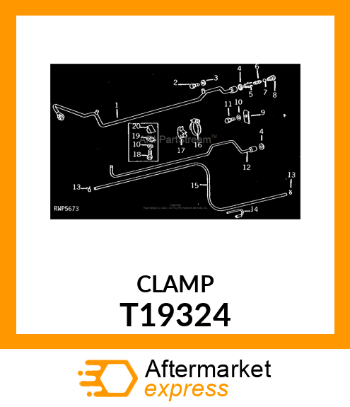 CLAMP ,HOSE T19324