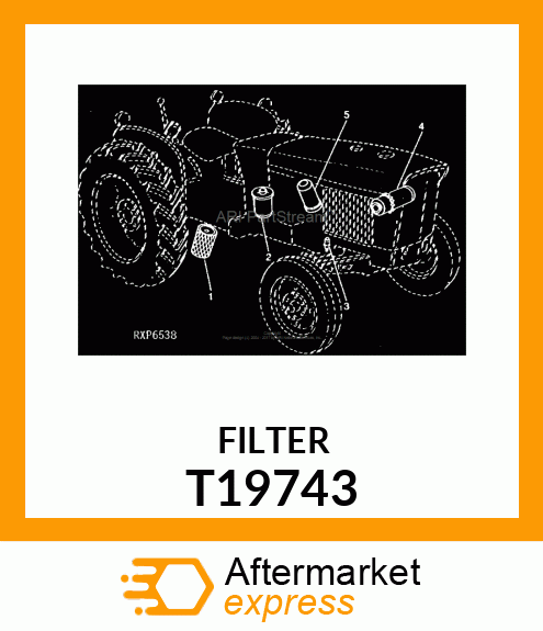 FILTER,GASOLINE FUEL T19743